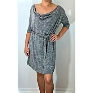 Fluxus Dress Oversized Crawl Neckline Knit Size XS